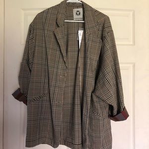 Vintage Plaid oversized Blazer (M/L)